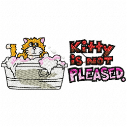 Cats Embroidery Design 12